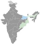 Inde • |1352/1576| • Sultanat du Bengale: carte